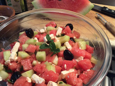 Photo Salade melon-feta